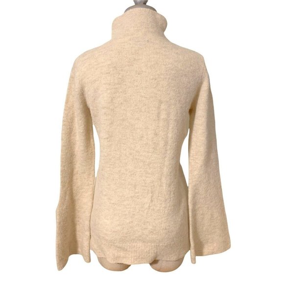 Club Monaco Heathered Brown Mock Turtleneck - Picture 4 of 7